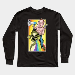 Alex Jones and His Magic Gay Frog Long Sleeve T-Shirt